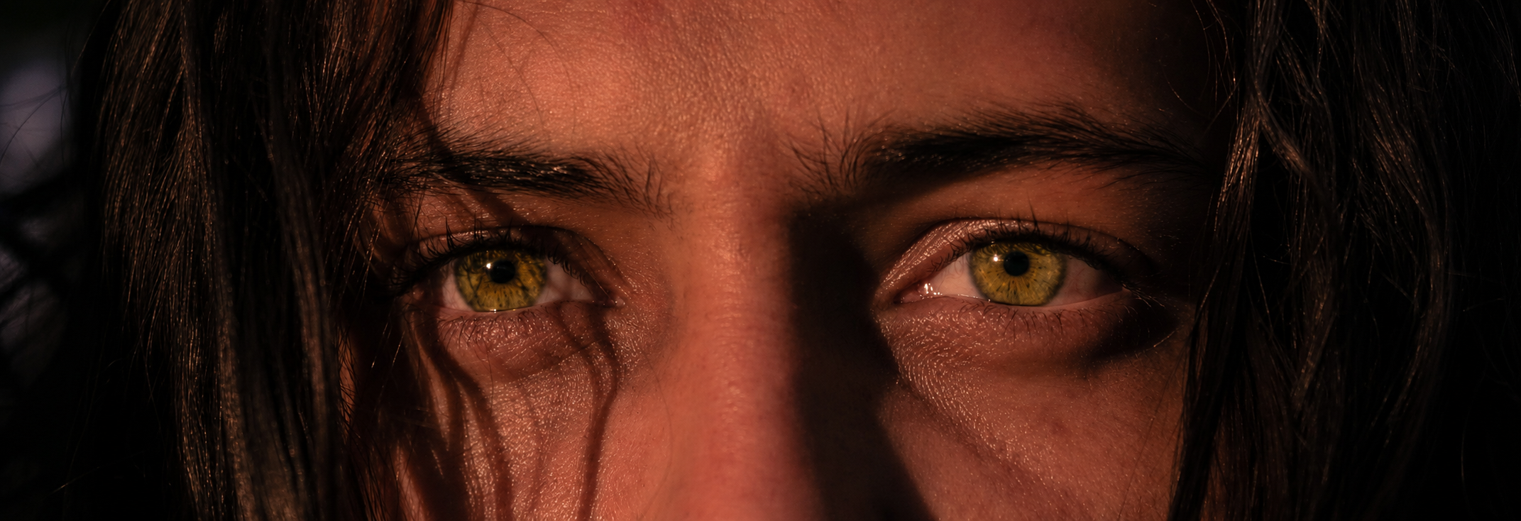 Detalle de la mirada de Lucas Andrade